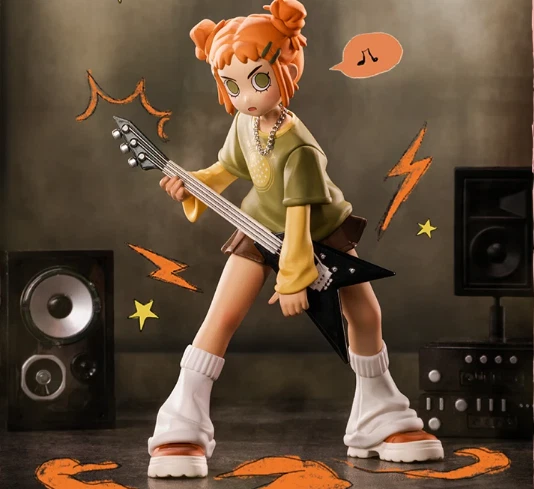 Single Box, POP MART Peach Riot Rise Up Series Figures, Peach Riot Blind Box Figures, Random Design Action Figures Collectible Toys Home Decorations, Holiday Birthday Gifts for Boys and Girls